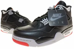 ナイキ NIKE AIR JORDAN 4 RETRO BRED REIMAGINED 28.5cm FV5029-006 AJ4 エア ジョーダン 4 レトロ ブレッド リイマジンド ブラック 【ブランド古着ベクトル】【中古】▲■250103