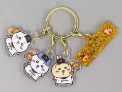 【中古】キーホルダー 巨人のみんな 4連アクリルキーホルダー 「ちいかわ なんか小さくてかわいいやつ×読売ジャイアンツ」