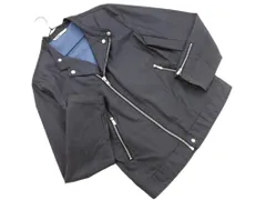 renoma HOMME 黒 レザージャケット レノマ オム シープレザー ダブルライダースジャケット