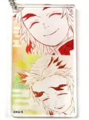 【中古】キーホルダー 煉獄杏寿郎＆煉獄千寿郎 「鬼滅の刃 吾峠呼世晴原画展 アクリルキーホルダーコレクション ～兄弟・姉妹～」