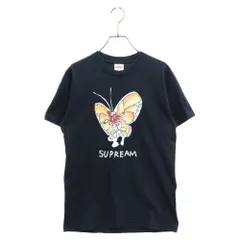 古着【人気デザイン】SUPREME Tシャツ バタフライ 即完売 パープル L