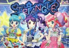 プリパラ　トライアングル　カフェ　ぴのん　A4サイズハードブロマイド グッズ: アイドルランドプリパラ ハート缶バッジセット あまり