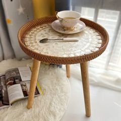 ZARA HOME ラタン ケージサイドテーブル ナチュラル 北欧 マリン