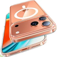 TORRAS iPhone 17 Pro 用 ケース クリア Magsafe対応 【端末超え50％磁力・3倍黄ばみ防止】 ソフトTPU素材 ワイヤレス充電 防滑 防指紋 耐傷性 四隅保護 軽量 DIY楽々 いPhone17Pro 用 カバー 透明 6