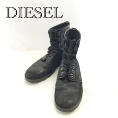 【値下げ中】DIESEL レザーブーツ 42 ブラック 本革 ヴィンテージ風 値下げ中】DIESEL レザーブーツ 42 ブラック 本革 ヴィンテージ