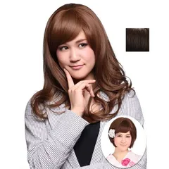 【セール中！】ハーフウィッグ Wigs2you HW-003 CHARCOAL ブラウン 茶色 茶髪 コスプレ 巻き髪 イベント イメチェン エクステ ロングヘア カールへア 巻き髪 演劇 舞台 遊戯 成人式 結婚式 余興 キャラ アニメキャラ レディース