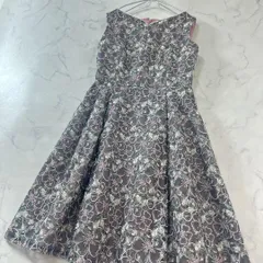 極美品 L~XL トッカ 総刺繍レース 花柄 ワンピース ロング B1466