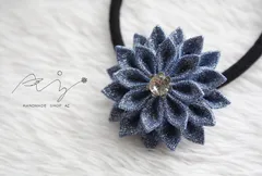 花ヘアゴム（星空）のサムネイル