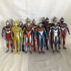 ウルトラマン　ソフビ人形　11体セット　（レアなクリアver.入り）