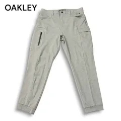 美品23SS★ OAKLEY オークリー スカルコレクション ストレッチ★ スカル テーパード ジョガー パンツ Sz.34 メンズ ゴルフ