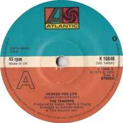 英7” Trammps Hooked For Life / Thats Where The Happy People Go K10846 Atlantic /00080