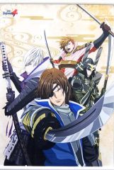 [중고] 포스터 태피스트리 집합(4명) B2 태피스트리 [전국 BASARA4]