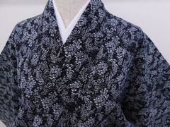お値下げ【未使用品】作家もの 藍染 小紋 - メルカリ