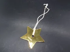 ■美品■ ChristianDior クリスチャンディオール スター 星 オーナメント チャーム ゴールド系 DF1510
