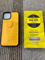 iPhone14対応スマホケース（イエロー）