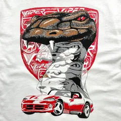 00年代 ダッジ・バイパー モーターサイクル プリントTシャツ メンズS 