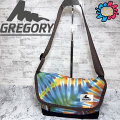 GREGORY ショルダー　DANCING BAREFOOT タイダイ柄　旧ロゴ　旧タグ　ショルダーバッグ　メンズ　レディース　ユニセックス