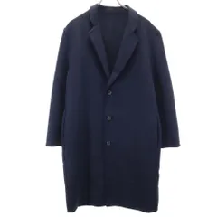 センスオブプレイス ウールブレンド チェスターコート M ネイビー SENSE OF PLACE URBAN RESEARCH メンズ 古着 【240107】