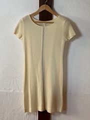 最終価格！MOGA ベージュ ニットワンピース Mサイズ