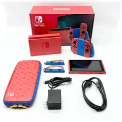 極美品】 Switch マリオレッド×ブルー 本体 Nintendo-