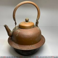アンテイーク DOURO 銅製ケトル ポルトガル製 ウッド持ち手 - メルカリ