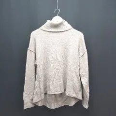 ◇ sonny label タートルネック セーター プルオーバー 秋冬向け 長袖 ニット サイズFREE ブラウン レディース E  【1309250023326】