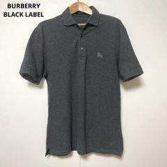 BURBERRY BLACK LABELポロシャツ3グレー三陽商会バーバリーML - メルカリ
