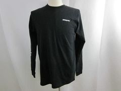  優良品 パタゴニア Patagonia Tシャツ 長袖Tシャツ S 黒 ブラック メンズ