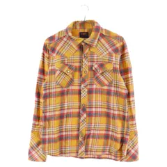 T.M.T (ティーエムティー) 17AW NEP CHECK SHIRTS ネップ チェック フランネル 長袖シャツ イエローTSH-F1706のサムネイル