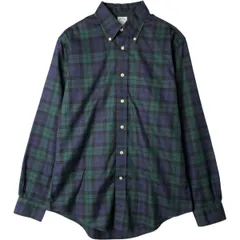 古着 ブルックスブラザーズ Brooks Brothers Est.1818 REGENT ブラックウォッチチェック 長袖 ボタンダウンチェックシャツ/eaa578014
