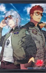 【中古】タペストリー [単品] クラマ＆長谷川 A3タペストリー 「PS Vitaソフト 殺し屋とストロベリー ステラワース限定セット」 同梱特典