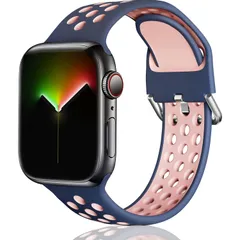 コンパチブル apple watch バンド アップルウォッチ バンド iwatch series 9/Ultra2/Ultra/8/7/6/5/4/3/2/1/SE スポーツバンド 交換用ベルトiwatch 38mm 40mm 41mm 42mm