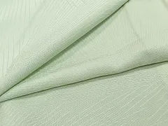 平和屋着物▽上質な色無地　単衣　松葉地紋　裏葉柳色　正絹　逸品　CAAU3812xi