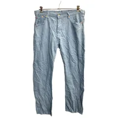Levi's 501 デニムパンツ W38 リーバイス ボタンフライ ビッグサイズ ライトブルー コットン メキシコ製 古着卸 アメリカ仕入 2403-736