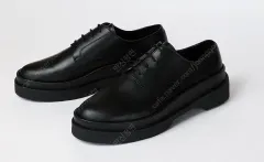 【新品未使用】JIL SANDER ブラックレザーシューズ JIL SANDER(ジルサンダー) Leather Derby Shoes vibramビブラム
