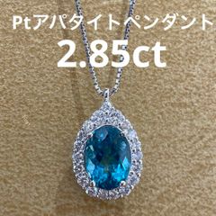 K18PG パパラチアサファイア 0.427ct ダイヤ ネックレス 鑑別書付き 