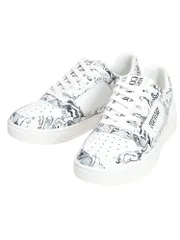VERSACE JEANS COUTURE (ヴェルサーチェ ジーンズ クチュール) ロゴ プリント レースアップ スニーカー