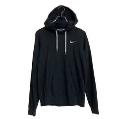 NIKE ロゴスウェット パーカー ナイキ レディース M ブラック 薄手 プルオーバー 古着卸 アメリカ仕入 a701-6158