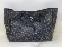 ◆Salvatore Ferragamo サルヴァトーレフェラガモ トートバッグ 総柄 ガンチーニ柄 AU-21 7916 バッグ 中古◆10394