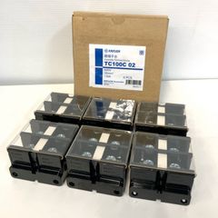 【未使用】KASUGA/春日電機 TC100 C02 6コSET 組端子台 標準形 極数2 ●101879