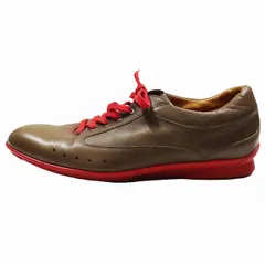 ジョンロブ JOHN LOBB アストンマーチンコラボ WINNER SPORTS カーフレザー シューズ 茶色 ブラウン サイズ6.5W メンズ ▲C7のサムネイル