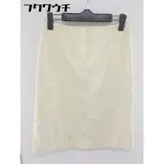 ◇ M-PREMIER エムプルミエ ウール 膝丈 スカート サイズ36 クリーム系 レディース  【中古】 【1107150006322】のサムネイル