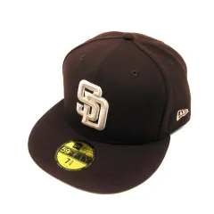 ニューエラ NEW ERA 59FIFTY MLBオンフィールド サンディエゴ パドレス キャップ 帽子 オルタネイト 7 3/4 61.5cm 美品