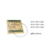 0.6x5x18P-1620mm Ｕ−３２用専用鋸刃（１０本入） ０．６ｘ５ｘ１８Ｐ　１６２０ｍｍ ラクソー