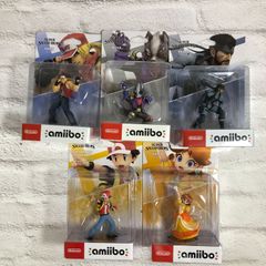 Amiibo アミーボ 大乱闘スマッシュブラザーズ 5点 セット スマブラ テリー デイジー ポケモントレーナー スネーク ウルフ