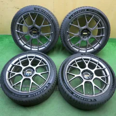 バリ溝！23年！キレイ！9分★ベンツ 等 BBS RE-V7 006 007 225/45R18 255/40R18 ミシュラン パイロットスポーツ5 18インチ PCD112/5H★5072608HAノのサムネイル