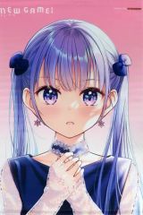 [중고] 태피스트리 료풍 아오바 B2 태피스트리 [NEW GAME! 화집 NEXT GAME!! 게이머즈 한정 세트] 동봉 특전
