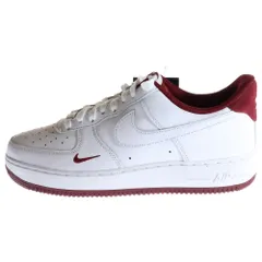 NIKE (ナイキ) AIR FORCE 1 Low '07 LV8 White/Burgundy HM9483-100 エアフォース ローカットスニーカー ホワイト/レッド US10/28cm