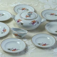 マイセン Meissen 小物入れ 灰皿 アクセサリートレイ2点セット ドイツ