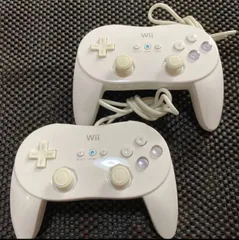 ★★wiiクラシックコントローラーPROホワイト＆ホワイト2個セット
